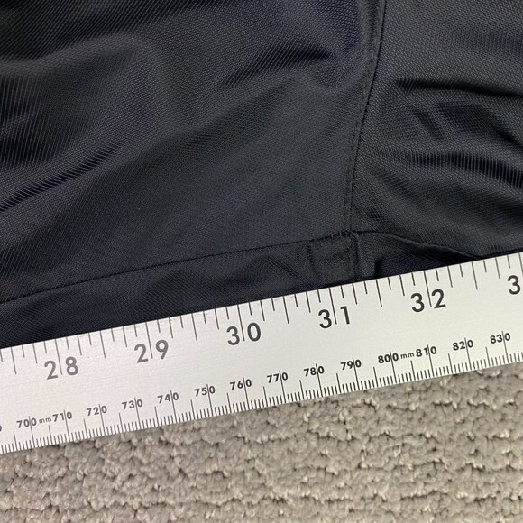 Vintage Y2K Adidas Windbreaker Track Pants Men's Medium Black Nylon Ankle Zip - Picture 16 of 16